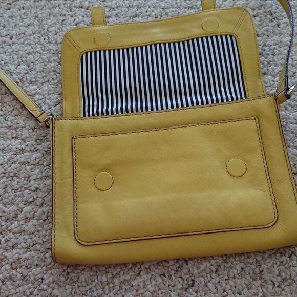 Kate Spade Allen Street Neil Leather Crossboy in Sultan Yellow - Picture 4 of 10